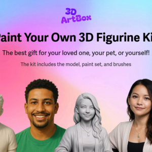 3DArtBox - Paint Your Own 3D Figurine Kit