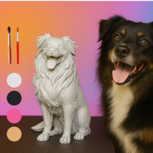 Paint your pet 3d figure